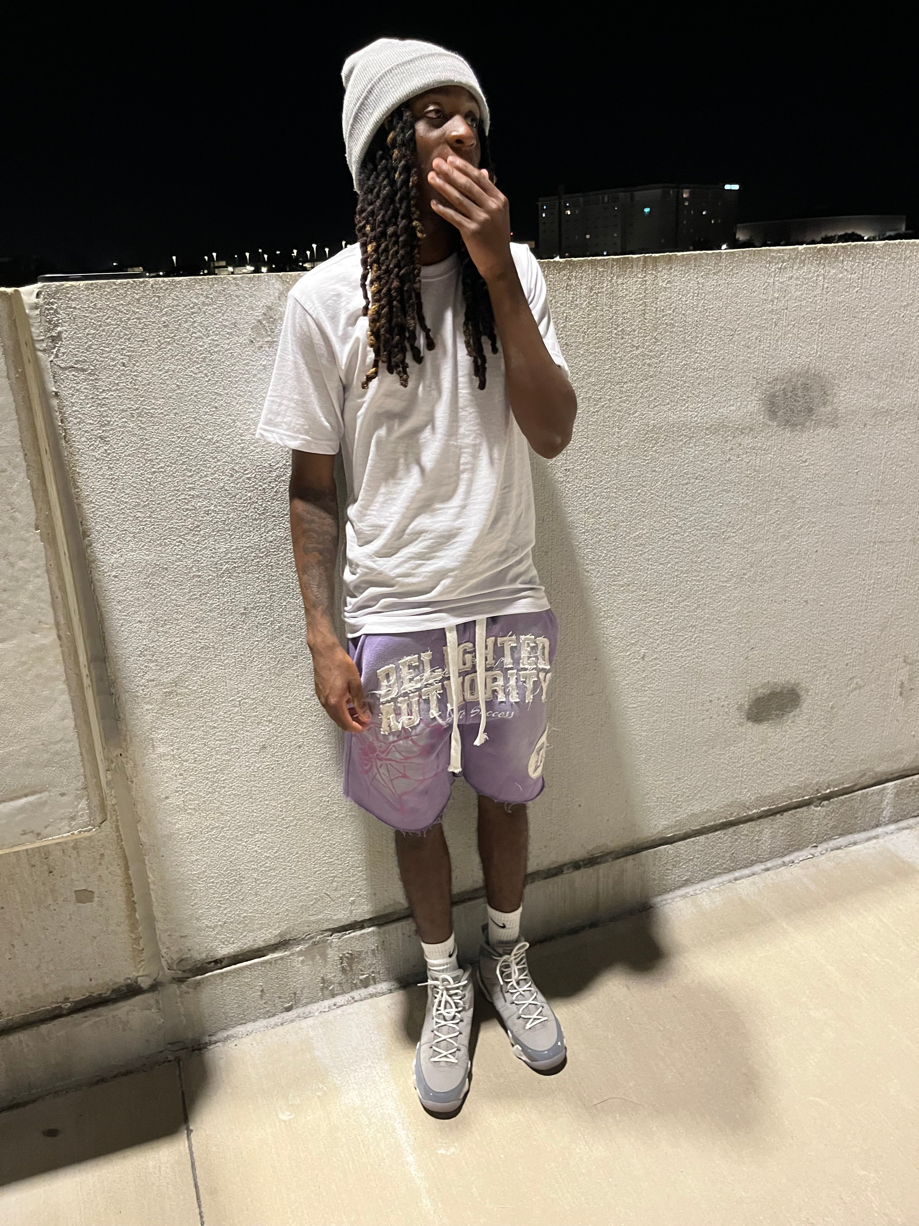 Purple Spider Shorts