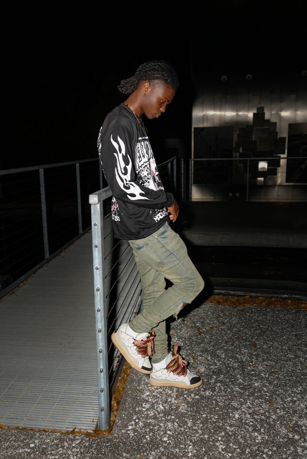 Delighted Authority Long Sleeve T shirts PINK AND BLACK