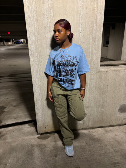 Blue DA Graffiti Tee
