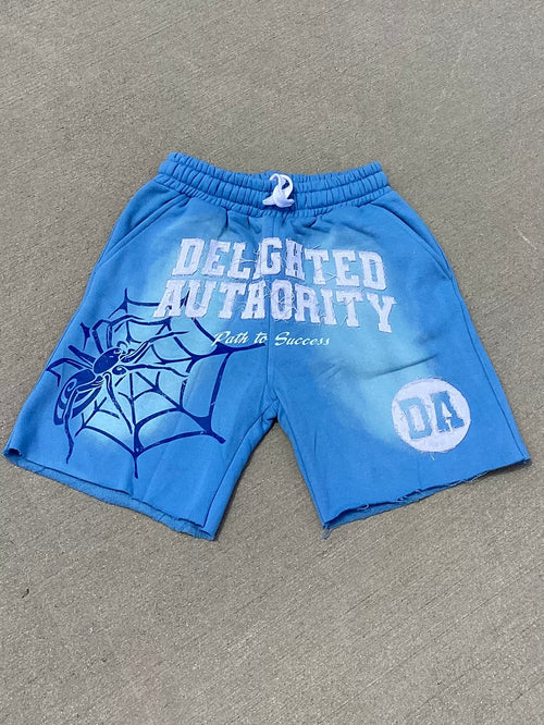 Blue Spider Shorts