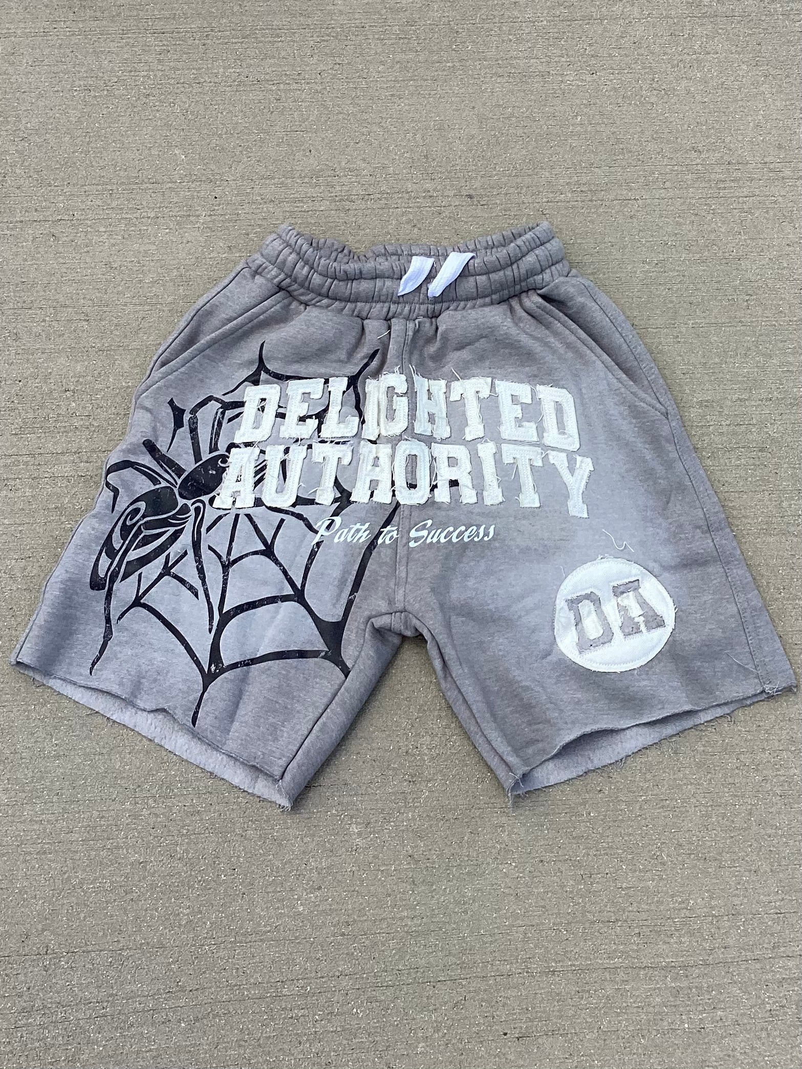 Grey Spider Shorts