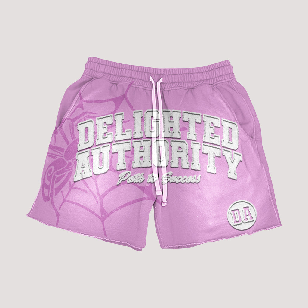 Pink Spider Shorts