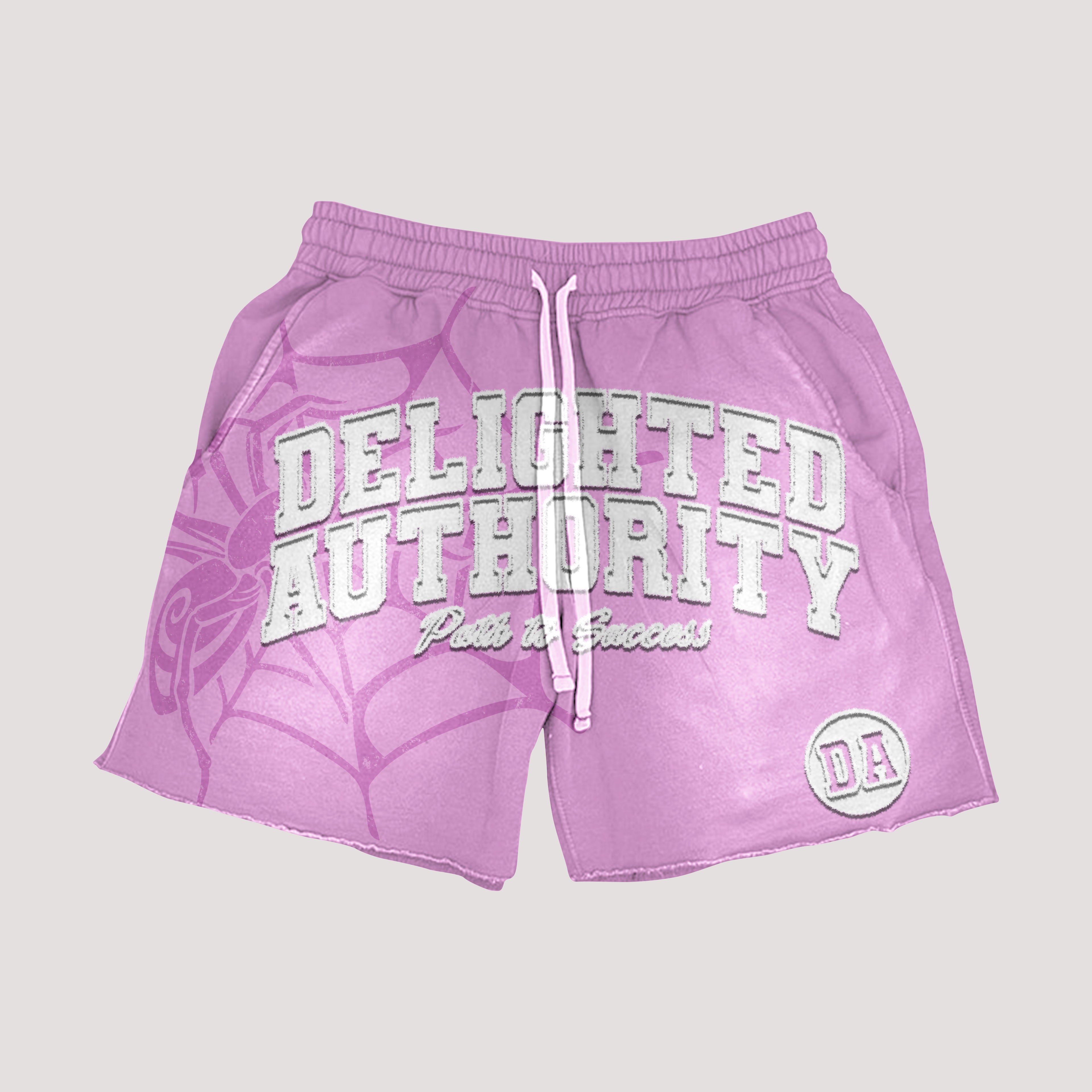 Pink Spider Shorts