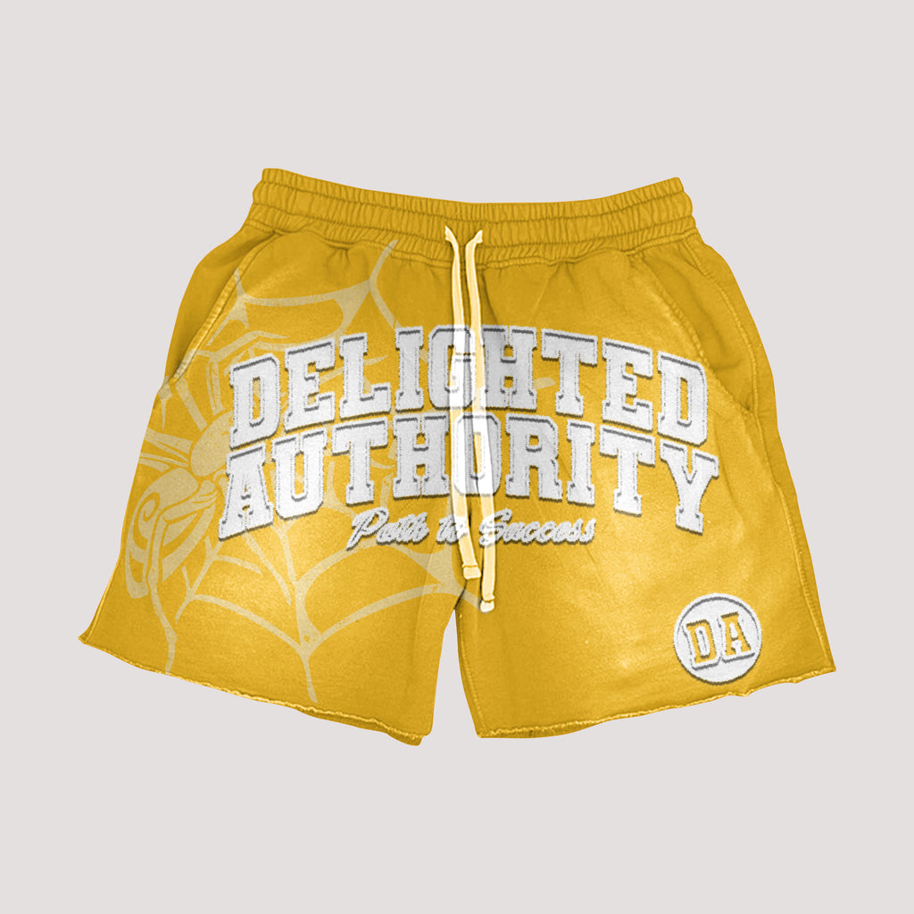 Yellow Spider Shorts