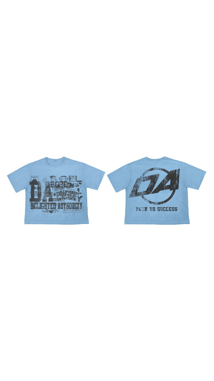 Blue DA Graffiti Tee