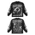 Delighted Authority Long Sleeve T-shirt BLACK AND WHITE