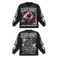 Delighted Authority Long Sleeve T shirts PINK AND BLACK